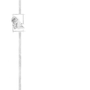 SE TB Tor mit Weg - Bogen: 215 mm x 175 mm, hochweiß, Motiv - Hülle: 120 mm x 191 mm, hochweiß, mit Seidenfutter